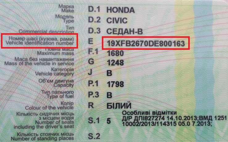 Где находится вин номер lada granta