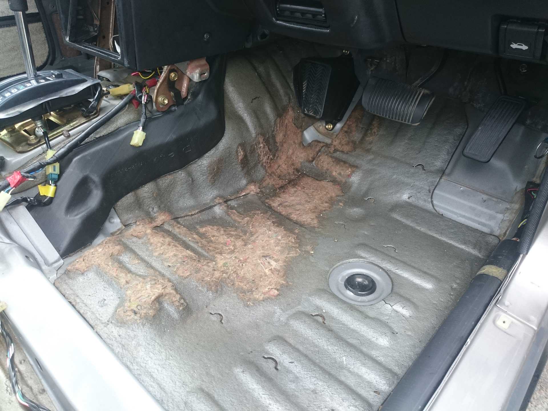 Вода в салоне автомобиля после дождя: ваз 2114 сыро под ковриком водителя