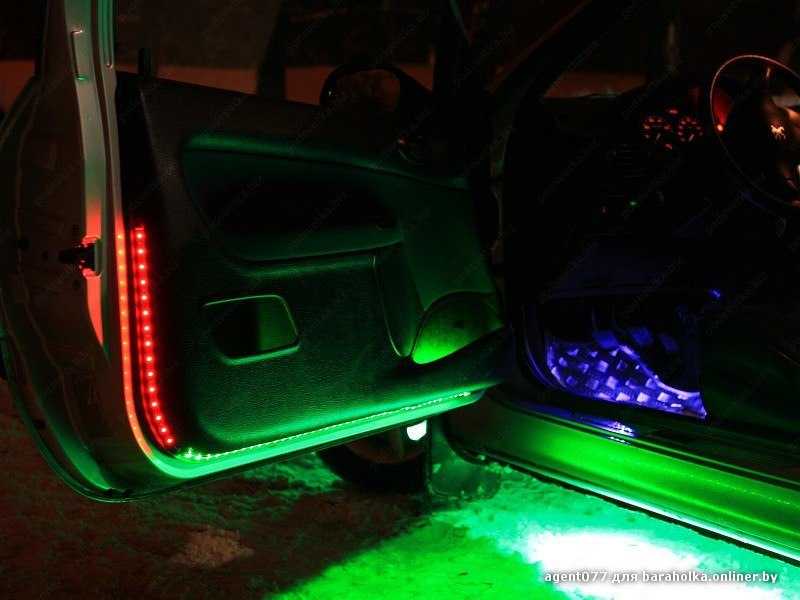 Как сделать подсветку в машину своими руками? неоновая и диодная подсветка в авто