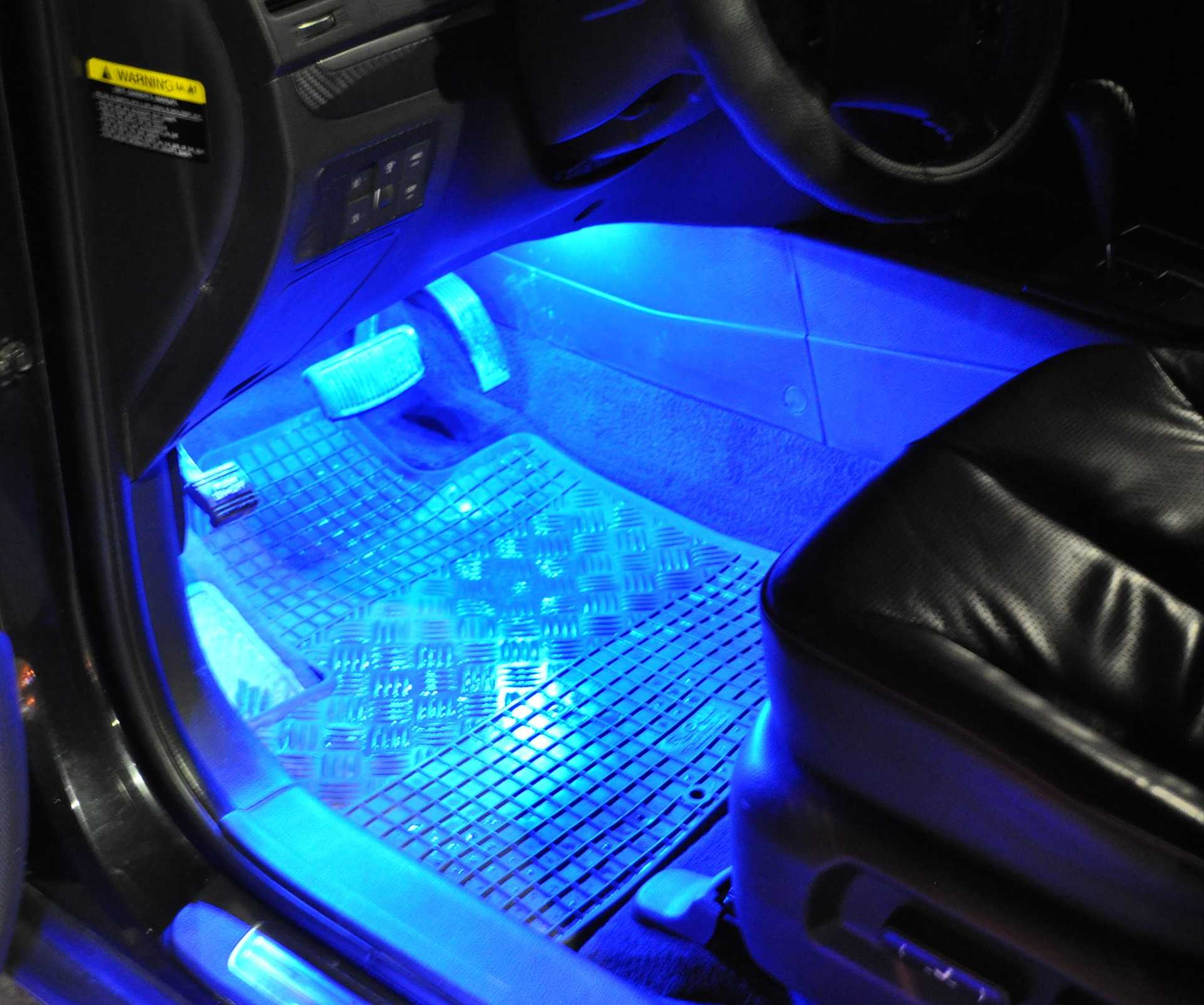 Установка подсветки на авто. как сделать подсветку в салоне машины своими руками