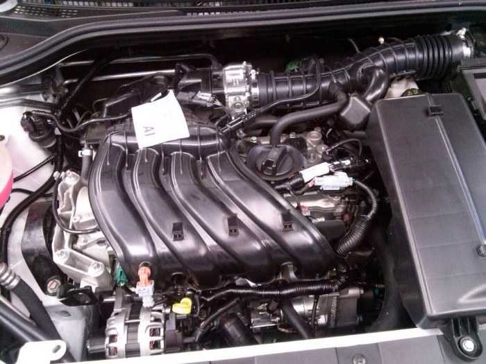 Двигатель «ниссан» 1,6л 110л.с. н4м k-1 (hr16de)