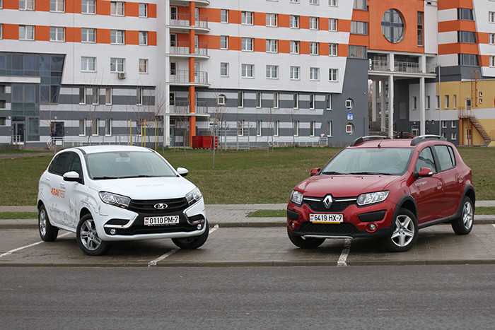 Lada xray или renault sandero stepway 2020, сравнительный тест-драйв автомобилей