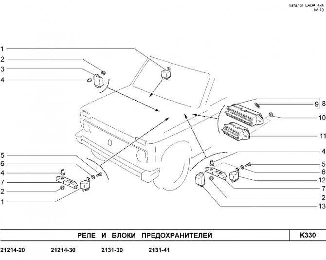 На внедорожнике Lada 4x4 используется однопроводная проводка (в качестве второго провода используется масса — металлический кузов) Если какое либо из соединений с массой становится ненадежным начинаются глюки в электрике например мигание ламп в заднем фон