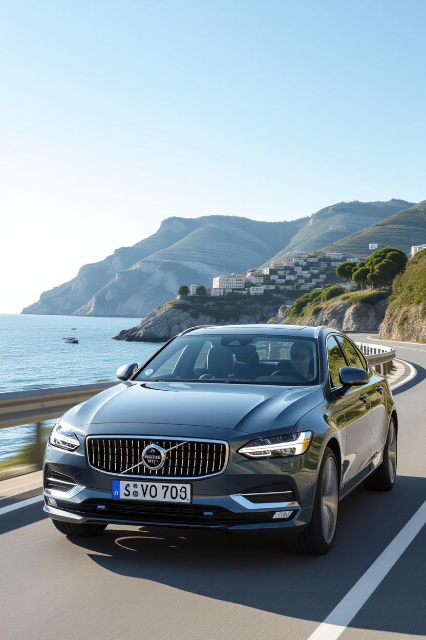 салон Volvo V90, интерьер Volvo V90, скандинавский дизайн салона